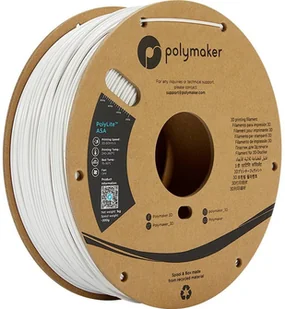Polymaker PF01011 PolyLite Filament ASA UV-bestandig, vejrbestandig, #####hitzebeständig 2.85 mm 1000 g Hvid 1 stk - Filamenty i akcesoria do drukarek 3D - miniaturka - grafika 1
