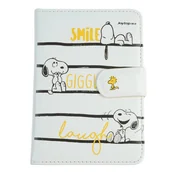Zeszyty szkolne - Zeszyt Notes Snoopy Biały Smile Giggle A6 96 Kartek - miniaturka - grafika 1