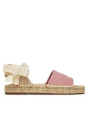 Espadryle damskie - Pepe Jeans Espadryle PLS90684 Różowy - miniaturka - grafika 1
