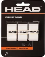 Tenis ziemny - Owijki Tenisowe Wierzchnie Head Prime Tour X3 Białe - miniaturka - grafika 1