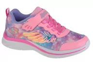 Buty dla dziewczynek - Skechers Quick Kicks - Flying Beauty 302208L-PKLV dziewczęce sneakersy, różowe, rozmiar 35 - miniaturka - grafika 1