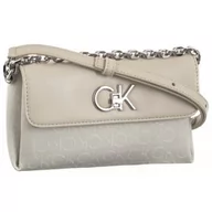 Torebki damskie - Torebka Kopertówka Re-Lock Mini Crossbody Bag_JCQ Dk Ecru Jacquard Mono K60K611989 PC4 (CK478-a) Calvin Klein - miniaturka - grafika 1