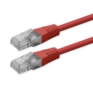 Roline Kabel krosowy UTP ROLINE, kat. 6 klasa E, PoE, czerwony, 5 m