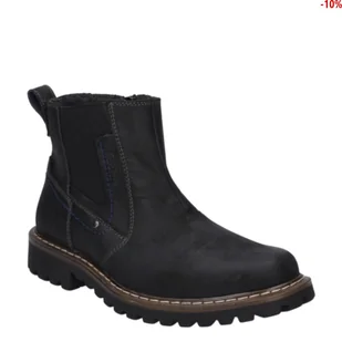 Botki Josef Seibel CHANCE 49 Schwarz 21949 MA86 100 - Botki damskie - miniaturka - grafika 2