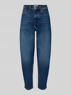 Spodnie damskie - Jeansy o kroju relaxed fit z mieszanki bawełny model ‘LARA’ - miniaturka - grafika 1