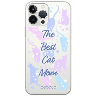 Etui do Apple IPHONE 11 PRO Koty 017 Babaco Nadruk częściowy Przeźroczysty - Etui i futerały do telefonów - miniaturka - grafika 1