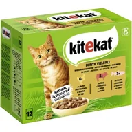 Mokra karma dla kotów - Kitekat Multipack Bujna różnorodność w sosie 12x85 g - miniaturka - grafika 1