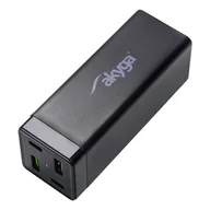 Zasilacze i transformatory - Zasilacz Akyga Power Delivery USB-C/USB-A 5V-20V/3,25A - miniaturka - grafika 1