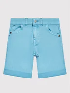 Spodenki damskie - Guess Szorty jeansowe N1RD03 WE620 Niebieski Regular Fit - miniaturka - grafika 1