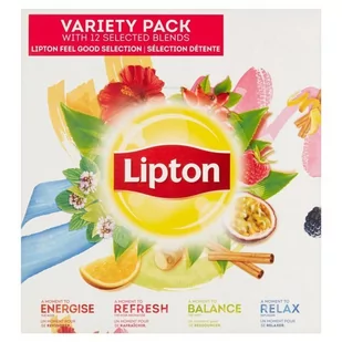 Lipton Zestaw Variety Pack 12 różnych smaków x 15 kopert - Herbata - miniaturka - grafika 1