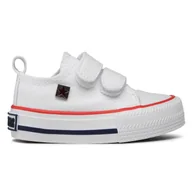 Buty dla chłopców - Trampki Big Star Shoes HH374199 Biały - miniaturka - grafika 1