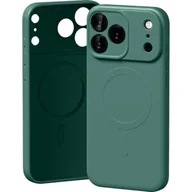 Etui i futerały do telefonów - Etui MERCURY Semi-Silicone MagSafe do Apple iPhone 17 Pro Max Zielony - miniaturka - grafika 1