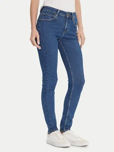 Lee Jeansy Scarlett 112363594 Niebieski Skinny Fit - Spodnie damskie - miniaturka - grafika 1