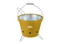 Grille - GRILLMEISTER Grill na węgiel drzewny, ze składanym uchwytem (Żółty) - miniaturka - grafika 1