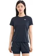 Koszulki sportowe damskie - Under Armour Koszulka sportowa "Tech SSC" w kolorze czarnym - miniaturka - grafika 1