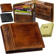 Portfele - CAMEL ACTIVE 247 703 29 skórzany portfel męski brązowy 247 703 29 - miniaturka - grafika 1