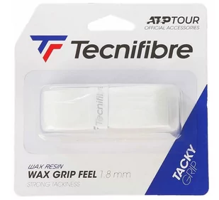 Owijka Bazowa Tecnifibre Wax Grip Feel White - Tenis ziemny - miniaturka - grafika 1