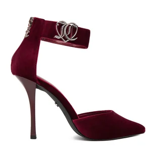 Szpilki Juicy Couture EO-S4S96733-01B Bordowy - Czółenka - miniaturka - grafika 1