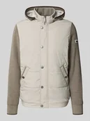 Swetry męskie - Kurtka z dzianiny z kapturem - miniaturka - grafika 1