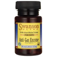 Suplementy naturalne - SWANSON Anti-Gas Enzyme 123 mg 90 kapsułek SWU527 - miniaturka - grafika 1