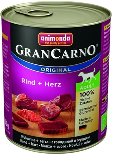Animonda Grancarno Adult Rind Herz Wołowina + Serca 800G - Mokra karma dla psów - miniaturka - grafika 7