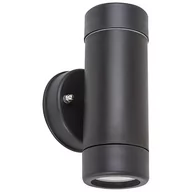 Lampy ogrodowe - Rabalux Medina Czarny mat 2xGU10 IP44 Kinkiet zewnętrzny 8833 8833 - miniaturka - grafika 1