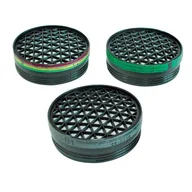 Akcesoria BHP - Pochłaniacz do półmasek eurmask uno - new typ a1, p2, 2 sztuki - miniaturka - grafika 1