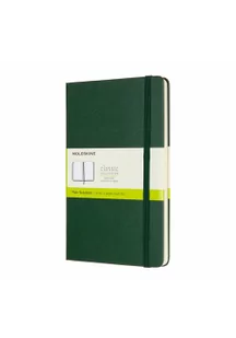 Moleskine 8058647629070 notatniki - Klasyczna kolekcja Large/A5, pusty, twarda okładka zielony mirtowy. - Artykuły biurowe - miniaturka - grafika 2