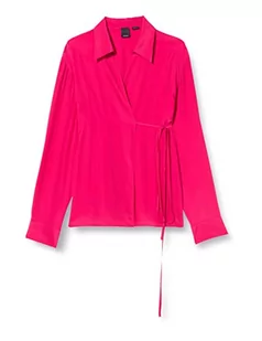 PINKO Damska koszula Capace Crepe De Chine, Wwe_fuksja Cozy, 38 - Koszule damskie - miniaturka - grafika 1