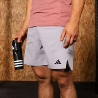 Spodnie sportowe męskie - Spodenki fitness męskie ADIDAS - miniaturka - grafika 1