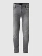 Spodnie męskie - Jeansy o kroju slim fit z dodatkiem streczu model ‘Anbass’ - miniaturka - grafika 1