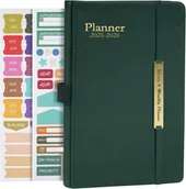 Planery - PLANER NOTES SKÓRZANY TWARDA OKŁADKA DZIENNIK 2OOSTR A5 PREZENT NAUCZYCIEL - miniaturka - grafika 1