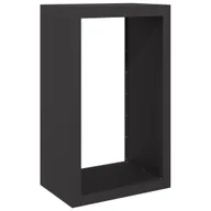 Wózki magazynowe - vidaXL Stojak na drewno opałowe, czarny, 60x40x100 cm, stalowy - miniaturka - grafika 1
