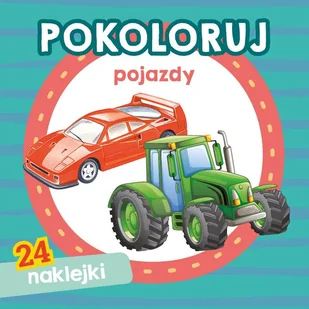 Pokoloruj pojazdy - Kolorowanki, wyklejanki - miniaturka - grafika 1