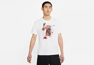 Koszulki męskie - Nike Kyrie Irving Manga Logo Tee White - miniaturka - grafika 1