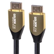 Kable - GÖTZE &amp; JENSEN GÖTZE &amp JENSEN GÖTZE &amp JENSEN Kabel HDMI-HDMI GÖTZE &amp JENSEN GoldenLine 1.5 m HCG152K-A/A HCG152K-A/A - miniaturka - grafika 1