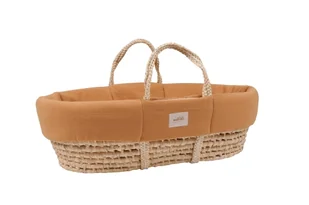 Wyściółka Muślinowa Do Kosza Mojżesza Camel - Łóżeczka i kojce - miniaturka - grafika 1