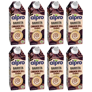 Alpro Napój owsiano-sojowy Barista Cynamon zestaw 8 x 750 ml - żywność - Napoje roślinne - miniaturka - grafika 1