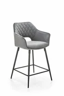 Taborety i hokery - H107 hoker popielaty (1p=2szt)  - miniaturka - grafika 1
