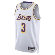Swetry męskie - Koszulka męska Nike Dri-FIT NBA Swingman LeBron James Los Angeles Lakers Association Edition 2022/23 - Biel - miniaturka - grafika 1