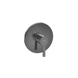 ROCA A5A2B96NM0 NAIA BRUSHED TITANIUM BLACK bateria 1 WY (prysz) podtynkowa (RocaBox A525869403) - Baterie podtynkowe - miniaturka - grafika 1