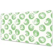 Podkładki na biurko - Podkładka na biurko Rośliny w kropkach 90x45 cm - miniaturka - grafika 1