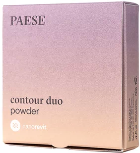 Paese PAESE - Nanorevit - Contour Duo Powder - Puder do konturowania twarzy - 200 - Bronzery i konturowanie twarzy - miniaturka - grafika 3