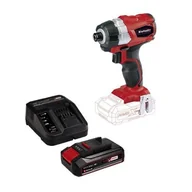 Wkrętarki - Zakrętarka EINHELL TE-CI 18 Li BL-Solo + Akumulator EINHELL 4512097 2.5 Ah 18V + Ładowarka - miniaturka - grafika 1
