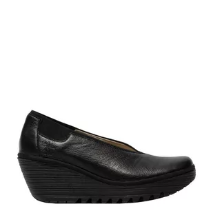 Czółenka Fly London YOZA Black Mousse P501438006 - Czółenka - miniaturka - grafika 1