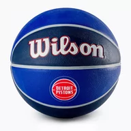 Koszykówka - Piłka do koszykówki Wilson NBA Team Tribute Detroit Pistons blue rozmiar 7 - miniaturka - grafika 1