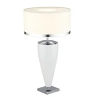 Lampy stojące - Argon Lampka biurkowa LORENA 367 1pł biały Chrom - miniaturka - grafika 1
