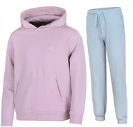 Dresy męskie - 4F OCIEPLANY DZIEWCZÄCY DRES KOMPLET BLUZA SPODNIE / rozm 152 - miniaturka - grafika 1