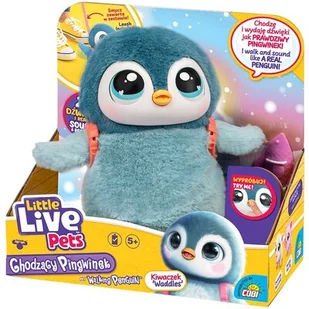 Little Live Pets Chodzący Pingwinek - Zabawki interaktywne dla dzieci - miniaturka - grafika 1