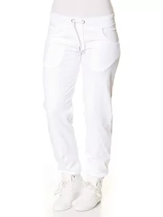 Spodnie sportowe damskie - Venice Beach Spodnie "Valley" w kolorze białym - grafika 1